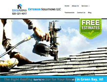 Tablet Screenshot of exteriorsolutionsllc.com